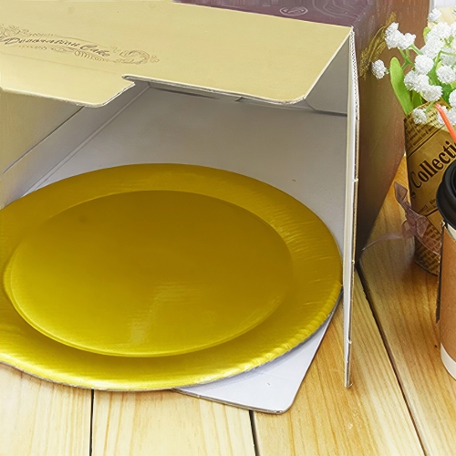 원형 골드 케이크 받침 2호 (240mm) 25개