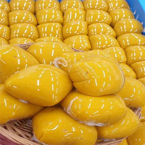 [귀빈정]30년전통 울산 행복떡집 단호박인절미 1kg(약 8개)+카스텔라고물 150g 증정