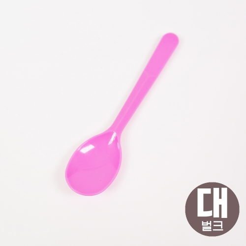 아이스크림 스푼(대) 핑크 벌크포장 4,000개(1박스)