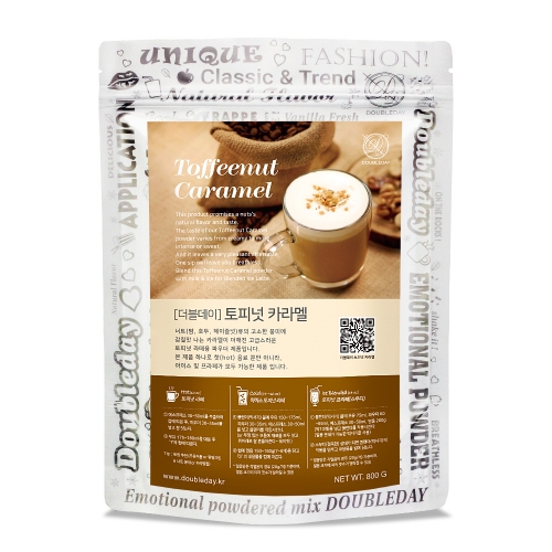 [더블데이] 토피넛 카라멜 파우더 800g / 라떼 프라페 분말 가루 베이스