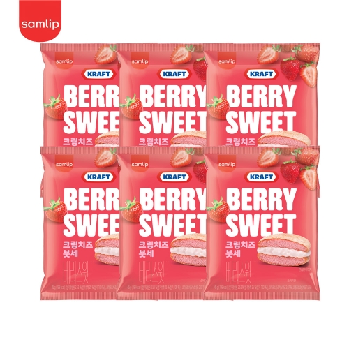 삼립 크래프트 크림치즈 베리스윗 붓세 6봉