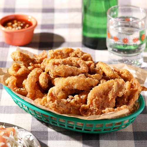 [SNS고객특가41] 크리스피 닭껍질튀김 1kg_중량, 맛up!