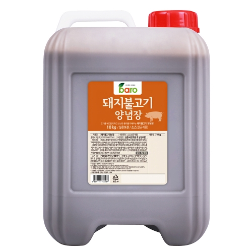 [바로소스] 돼지불고기양념장 10kg