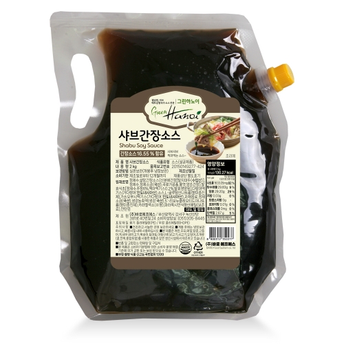 [바로소스] 샤브간장소스2kg