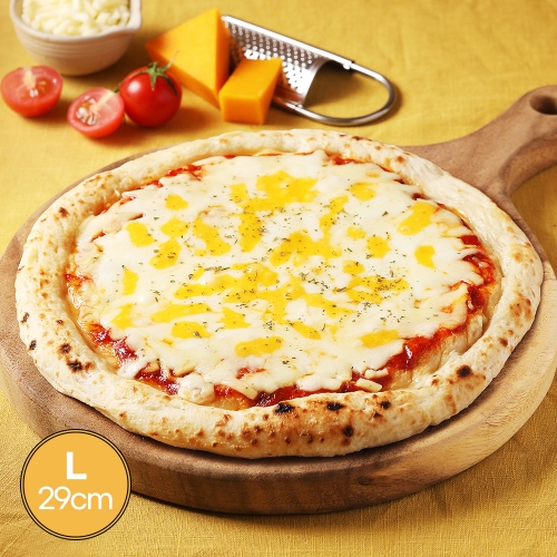 [5%할인+10%슈퍼적립] 나폴리식 화덕 치즈 피자(L) 460g