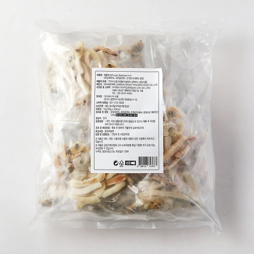  [15%할인] 3종 해물믹스 소포장(50g x 20팩) 1kg *면세_오징어,새우,조개
