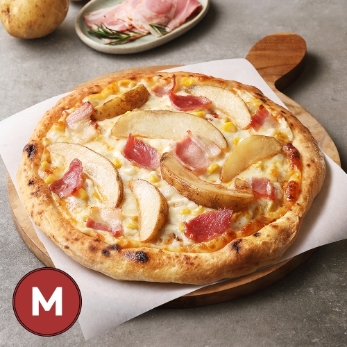 프리미엄 나폴리식 화덕 베이컨포테이토 피자(M) 486g