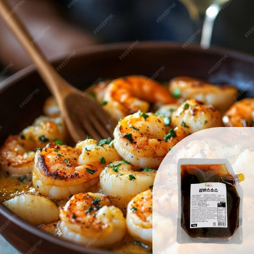[바로소스] 바로 감바스소스 1kg 1BOX(14EA)