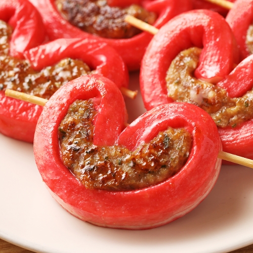 하트랑땡! 하트육전 1kg(50g x 20ea)_맛살꼬치전