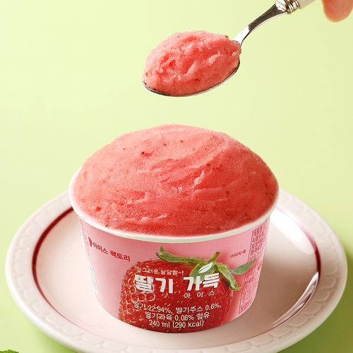 [10%할인] 딸기 컵샤베트 240ml