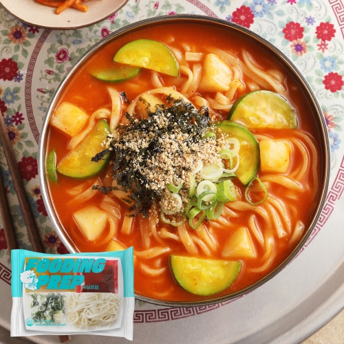 [신메뉴10%할인] 푸딩프렙 강릉식 얼큰 장칼국수 400g