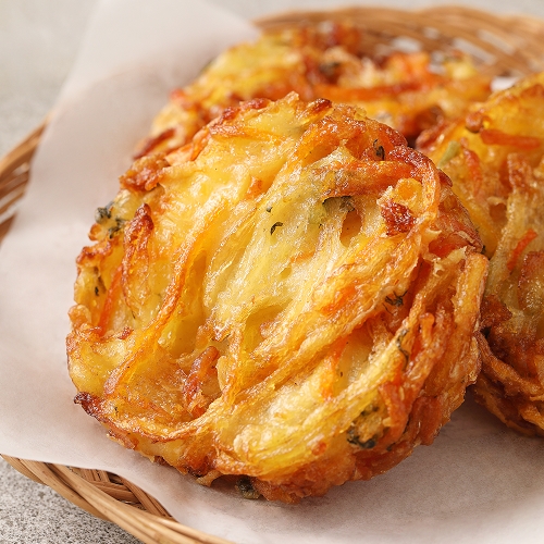 [신제품5%] 오리지널 야채튀김 550g(110g x 5개)(원형)_떡볶이 우동 카레 텐동 일식 분식