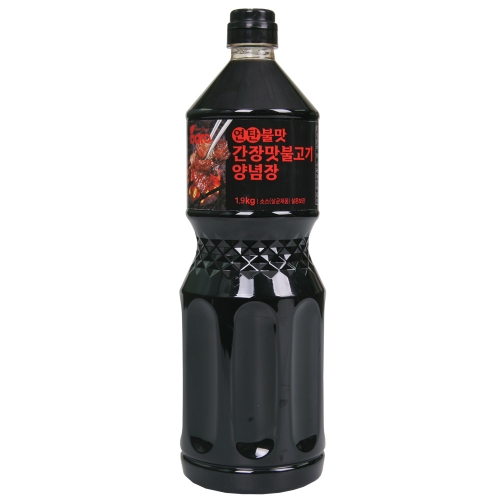 [바로소스] 연탄불맛 간장맛불고기양념장 1.9kg