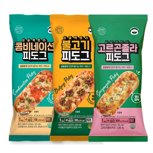 [SNS고객특가106] 핫도그와 피자를 한번에! 피도그 10팩 (불고기3+콤비3+고르곤3+랜덤1)