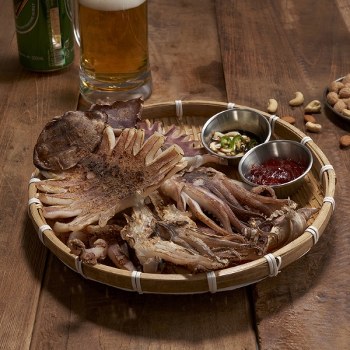 [인생건어물]국내가공 반건조오징어 10미 1.0kg * 면세