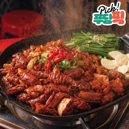 [신제품10%할인] 푸딩픽 곱창볶음 370g_야채 제외 실속 구성