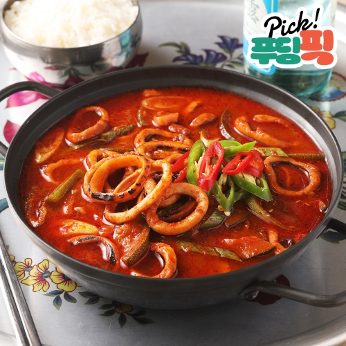푸딩픽 원팩 오징어찌개(1인분) 180g