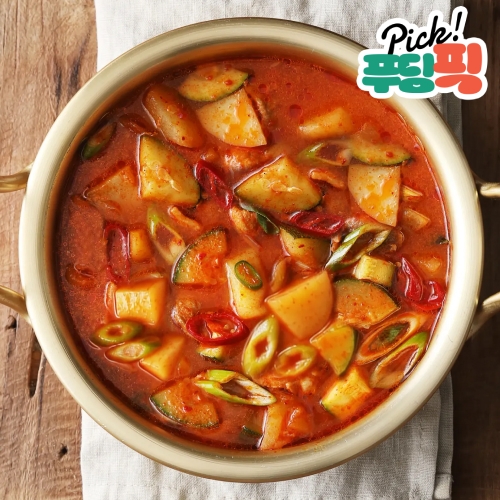 푸딩픽 원팩 만능 고추장찌개(1인분) 320g_고기제외 가성비 알뜰구성