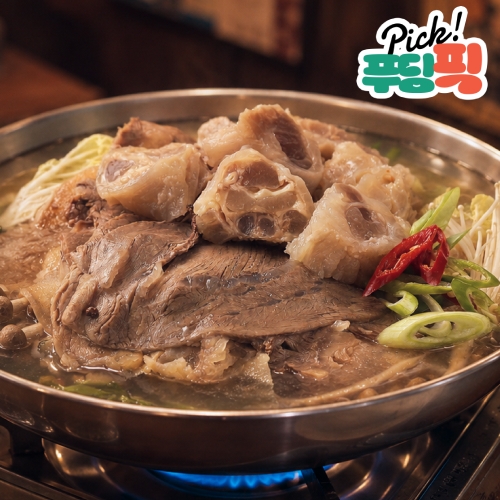 [10%할인] 푸딩픽 소고기 수육전골 370g  사태,스지, 머릿고기까지 수준높은 전골육수 전문점 맛 그대로!