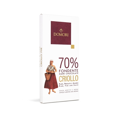 [도모리] 크리올로 바 카카오 70% 다크초콜릿 50g 이탈리아 고급초콜릿 수입초콜릿