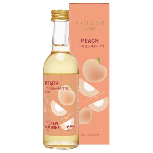 술마켓 고도리 와이너리 복숭아와인 미니어처 100ml