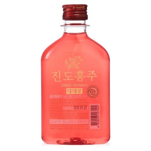 술마켓 진도 홍주 40도 200ml 포켓용 미니 사이즈