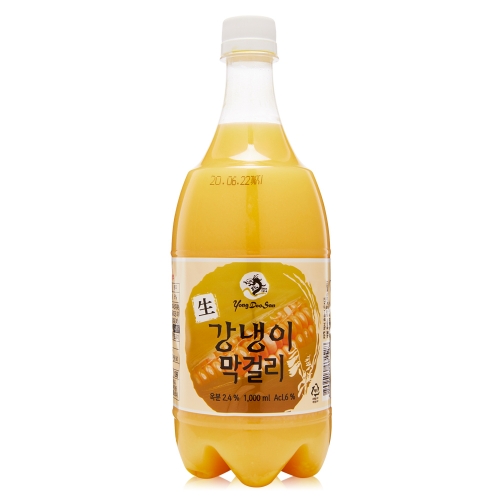 술마켓 용두산조은술 강냉이 생막걸리 6도 1000ml