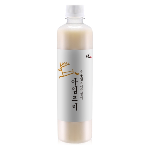 술마켓 술샘 아임 프리 글루텐프리 생막걸리 9도 500ml