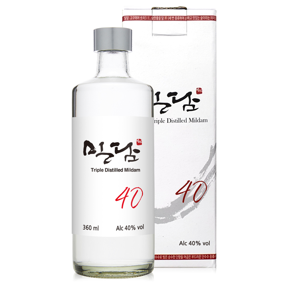 술마켓 착한농부 밀담 40도 360ml 국산단수수 3번증류한 럼