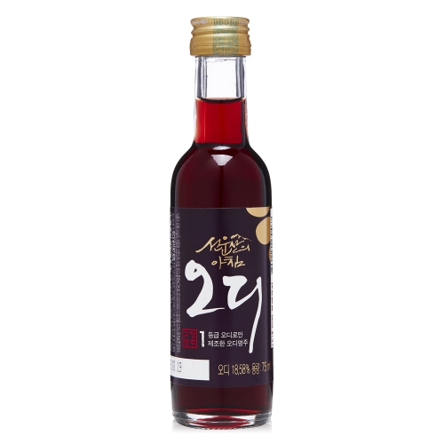 술마켓 국순당고창 선운산의 아침 오디주 미니어처 12.5도 75ml