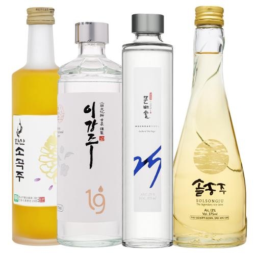 술마켓 청와대 선정 전통주 모음 문배술25 이강주19 솔송주13 한산소곡주18