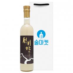 술마켓 좋은술 천비향 탁주 12도 375ml 5번 담금 오양주