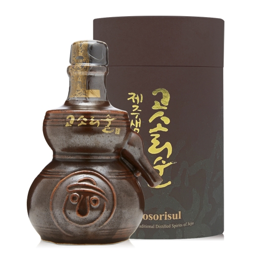 술마켓 제주샘주 고소리술 도자기 미니어쳐 40도 65ml