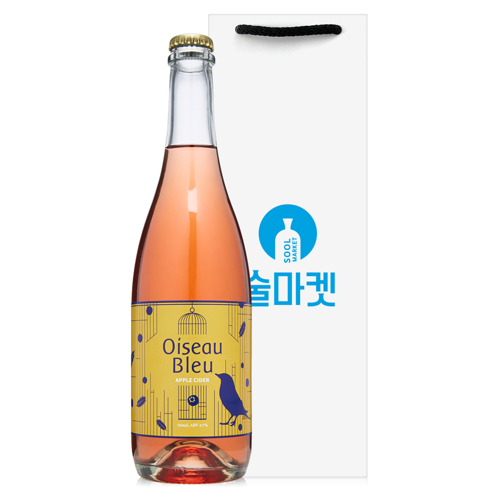 술마켓 댄싱사이더 와쥬블루 애플사이더 블루베리 블랙베리 6.7도 750ml