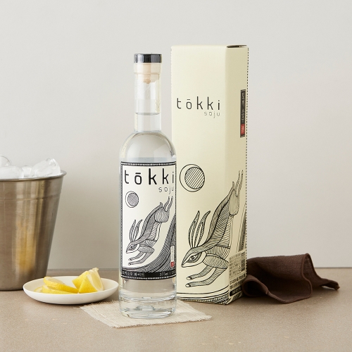 술마켓 토끼소주 화이트 23도 375ml 미국 브랜힐양조