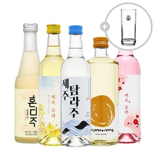 술마켓 제주세트_제주동백, 제주유채, 제주탐라주, 니모메, 혼디주_잔 증정