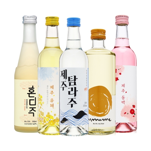 술마켓 제주세트_제주동백, 제주유채, 제주탐라주, 니모메, 혼디주_잔 증정