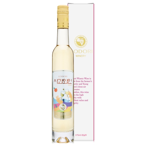 술마켓 고도리와이너리 사과와인 골드 7도 375ml