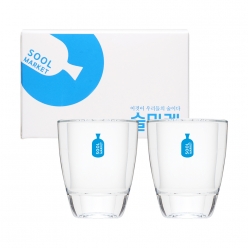 술마켓 술마켓 전통주 글라스 샷잔 2p
