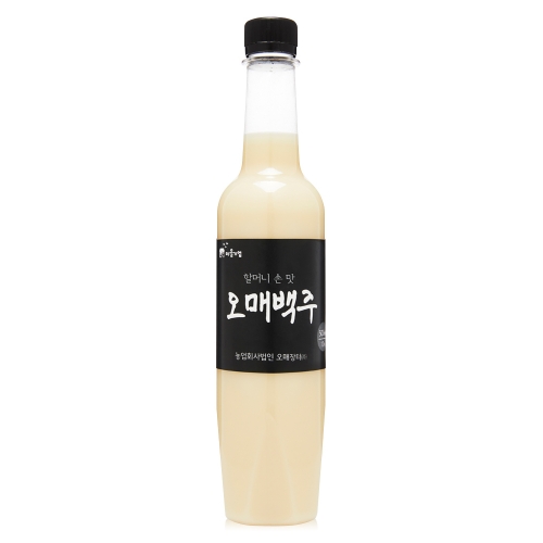 술마켓 오산양조 오매백주막걸리 12도 500ml 무감미료