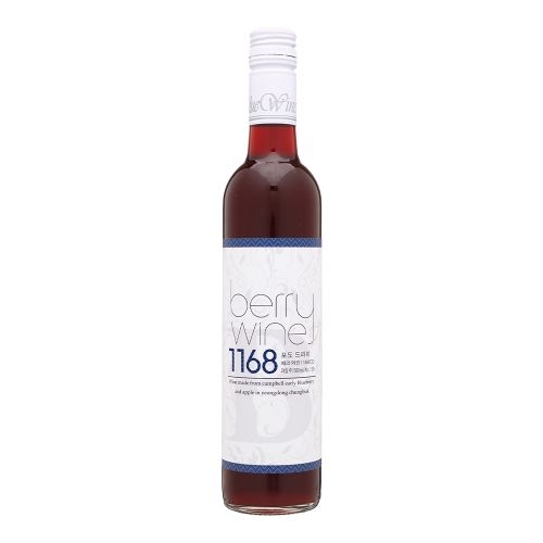 술마켓 블루 베리와인1168 드라이 13도 500ml 캠벨포도