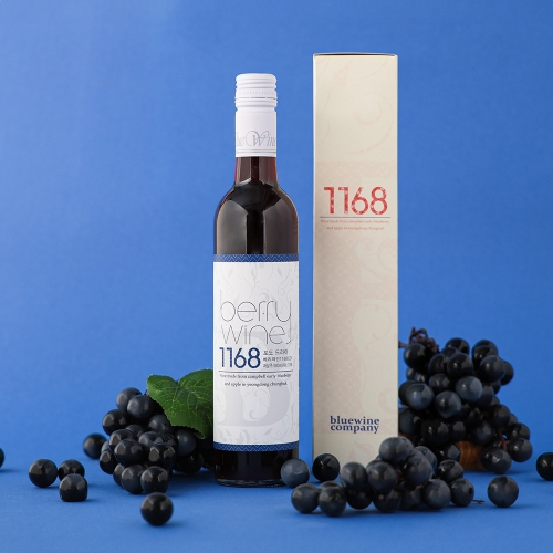 술마켓 블루 베리와인1168 드라이 13도 500ml 캠벨포도