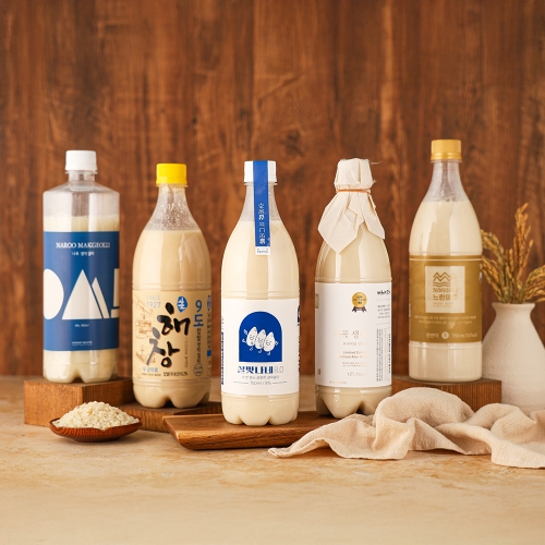 술마켓 술마켓 프리미엄막걸리세트_해창9도,우곡생주,살맛나네,느린마을한번더,나루+프리첼