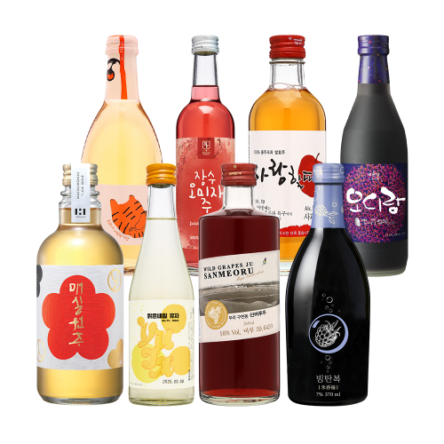 술마켓 과일주세트_장수오미자,호감,사랑할때12,오디랑,빙탄복,덕유산머루주,맑은내일유자,매실원주13