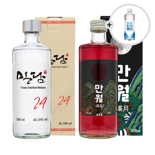 착한농부 24도 만월밀담 24도 세트+토닉증정