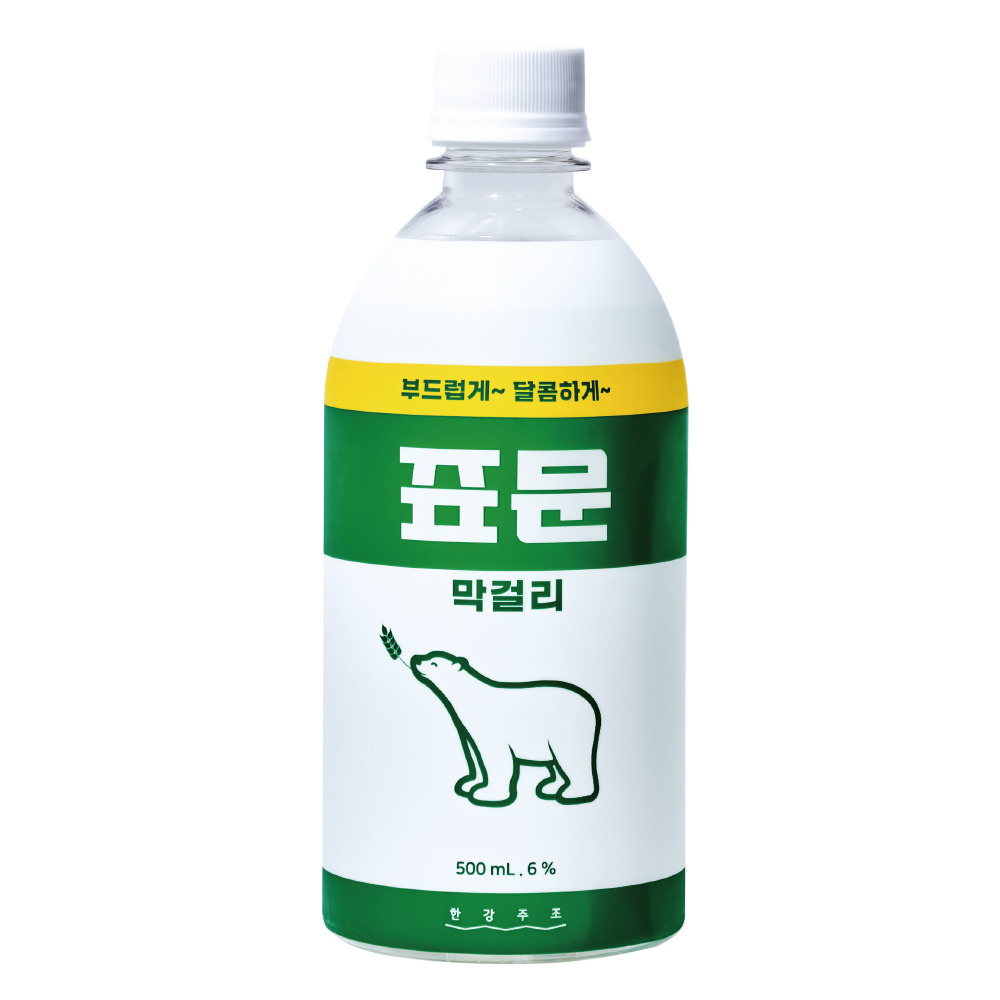 술마켓 한강주조 성수동 표문 생막걸리 6도 500ml