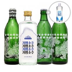 술마켓 우리소주 세트25도 360ml x4병_가평,당진,강릉,성산포_토닉증정