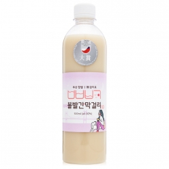 술마켓 벗드림 볼빨간막걸리 10도 500ml 무감미료찹쌀막걸리