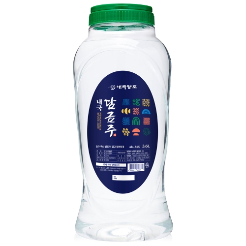 술마켓 내국양조 담금주 34도 3600ml