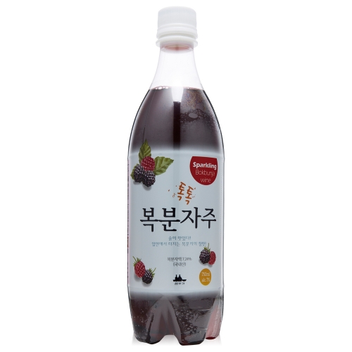 술마켓 참주가 스파클링 톡톡복분자주 7도 750ml 복분자주